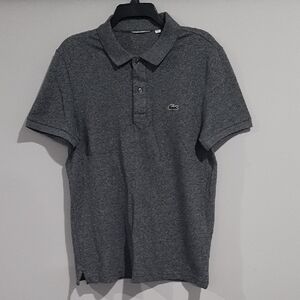 Lacoste Men's Charcoal Polo Shirt